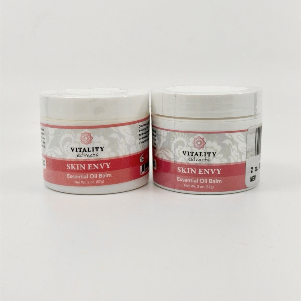 Vitality Extracts 2 PACK Skin Envy Essential Oil Balm Moisturizer New Sealed 2oz